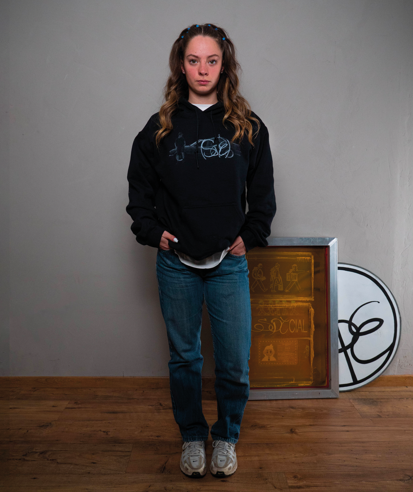 SWEAT À CAPUCHE E30 BLACK
