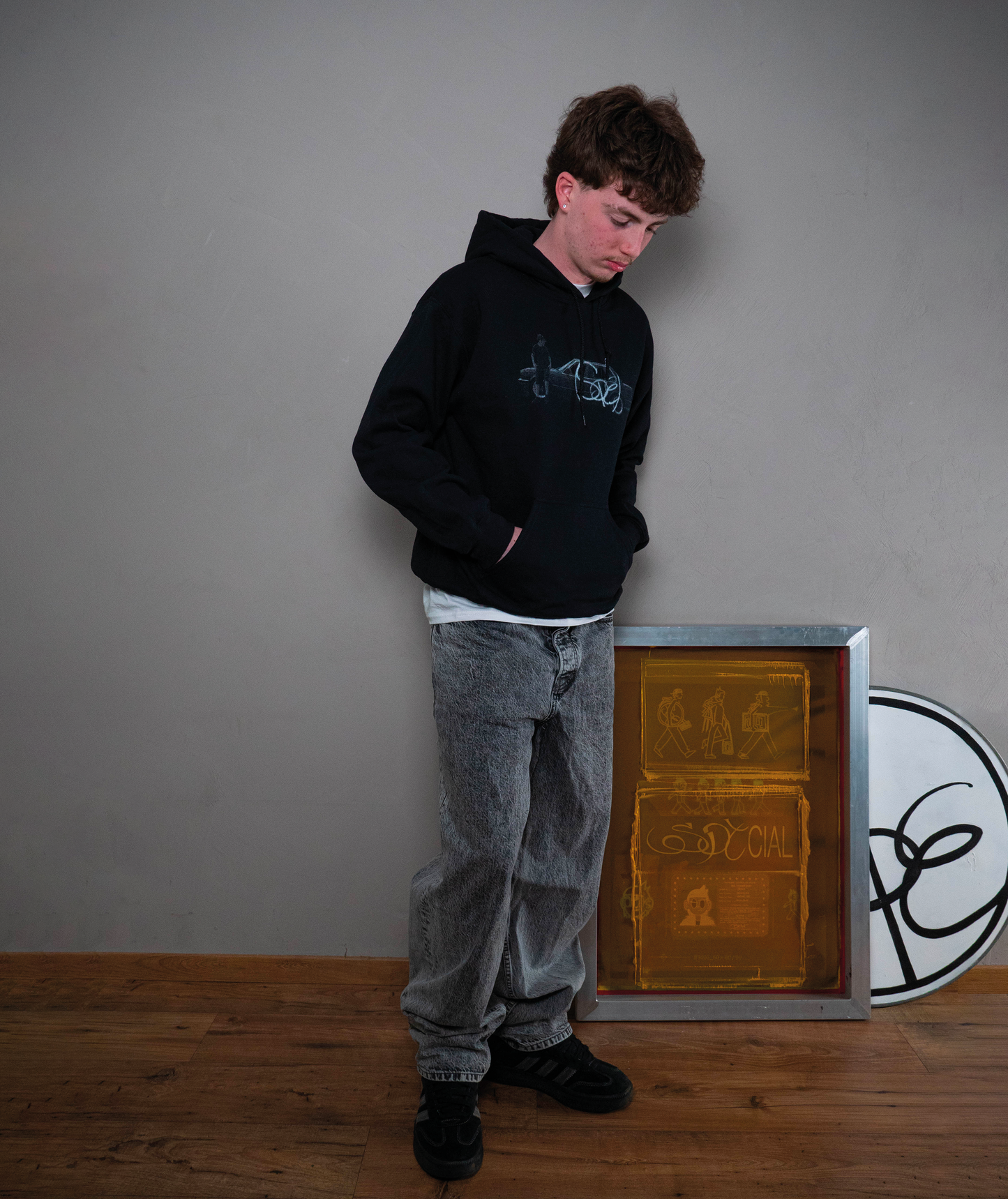 SWEAT À CAPUCHE E30 BLACK