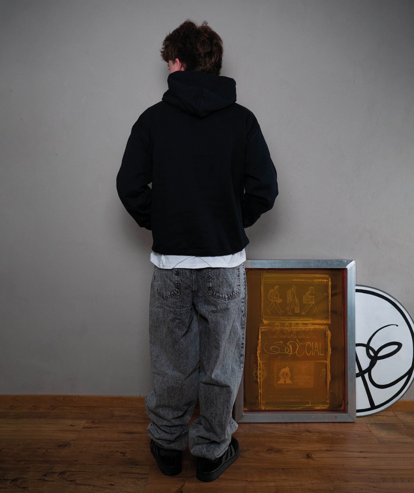 SWEAT À CAPUCHE E30 BLACK