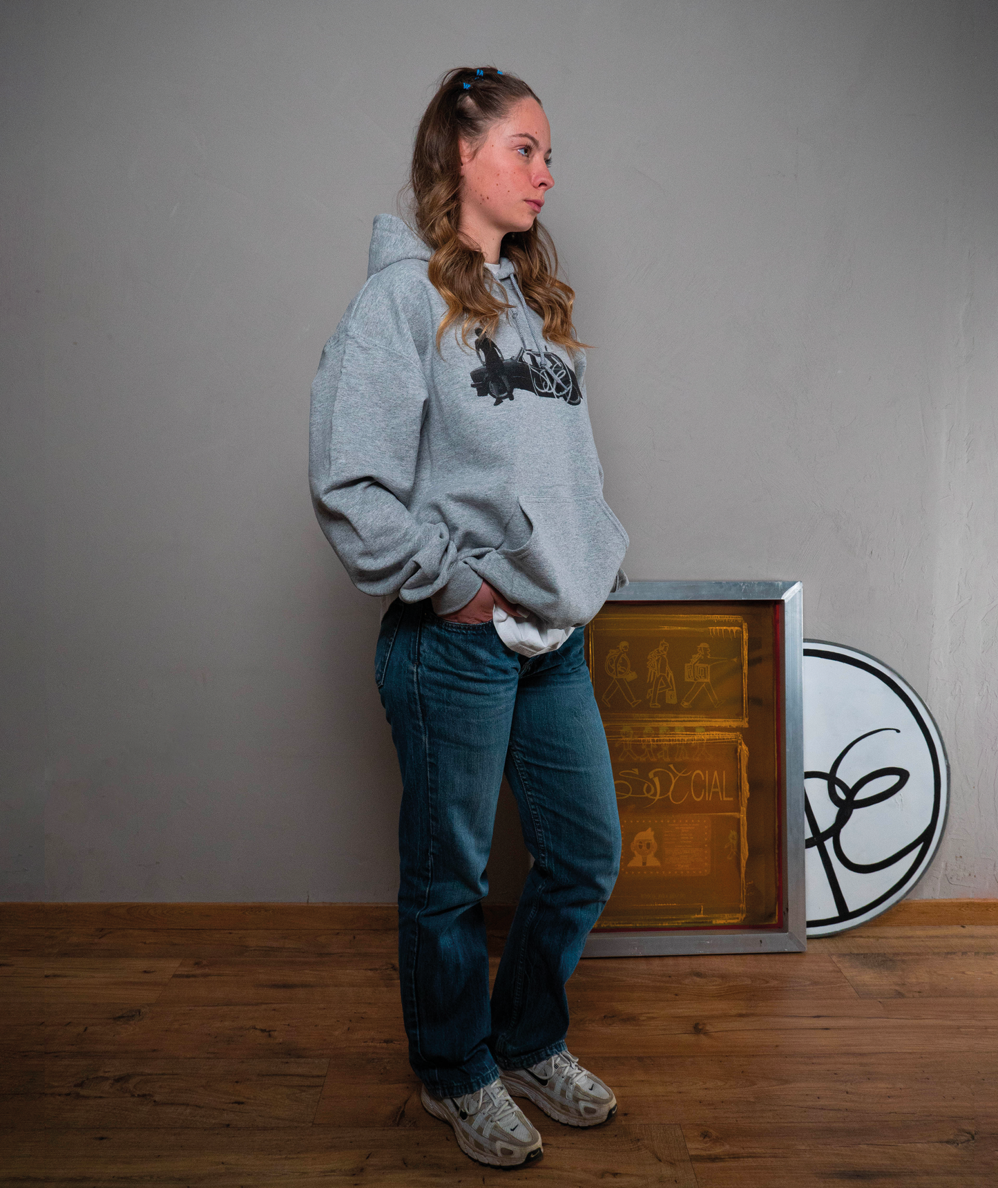 SWEAT À CAPUCHE E30 GREY